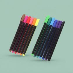 Gekleurde fineliners